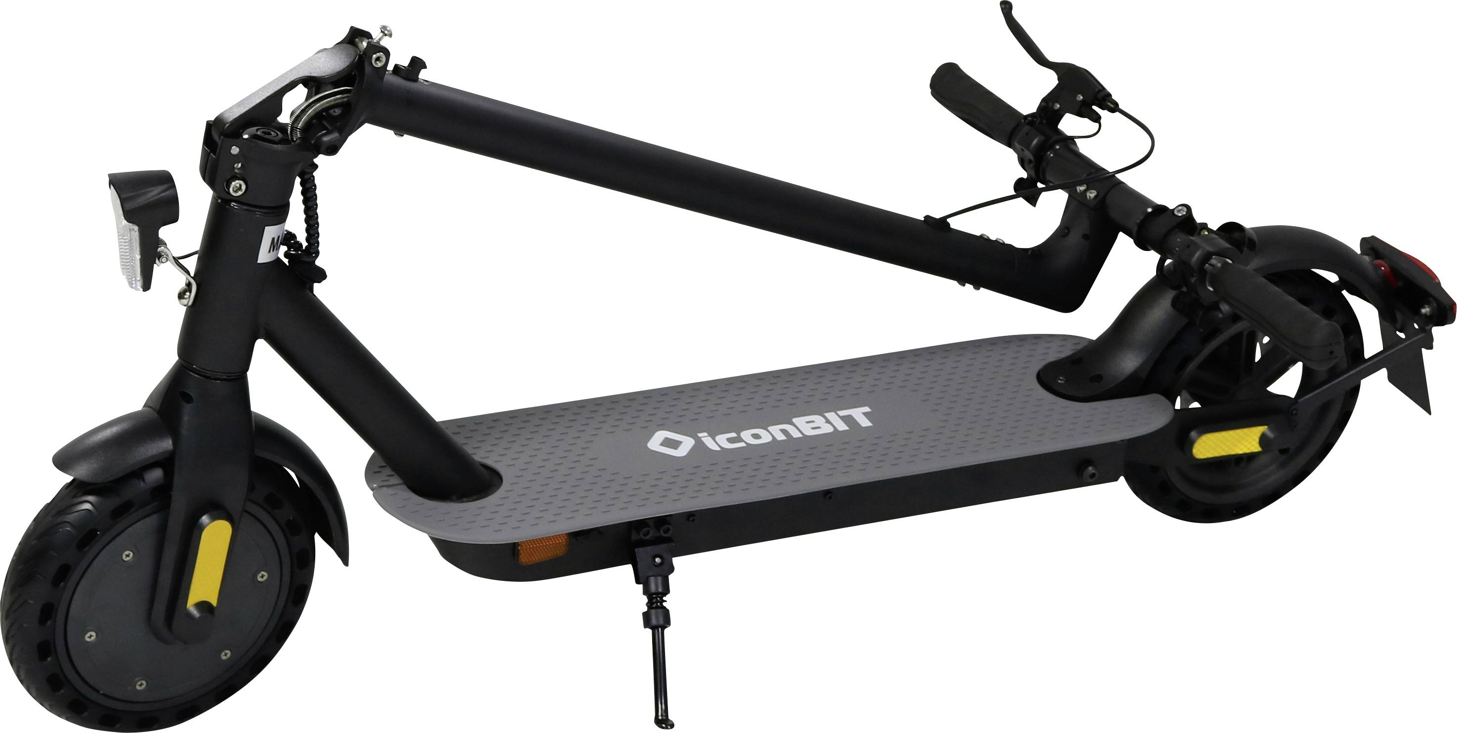 iconBIT Kick Scooter CITY E-Scooter Schwarz Lithium 36 V 7.5 Ah Straßenzulassung: Deutschland