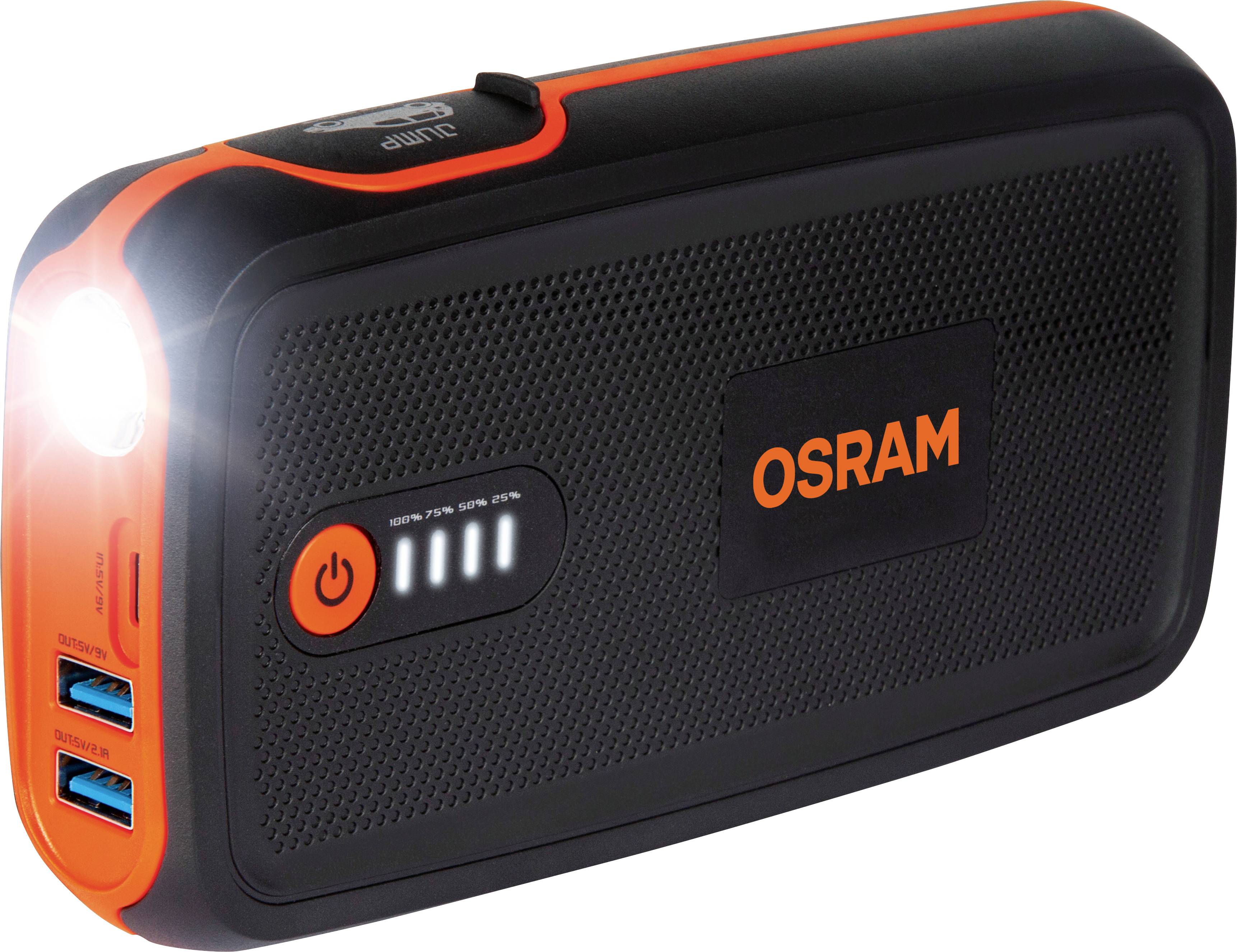 Osram Automotive Schnellstartsystem BATTERYstart 300 OBSL300 Starthilfestrom (12 V)=300A USB-Steckdose 2x