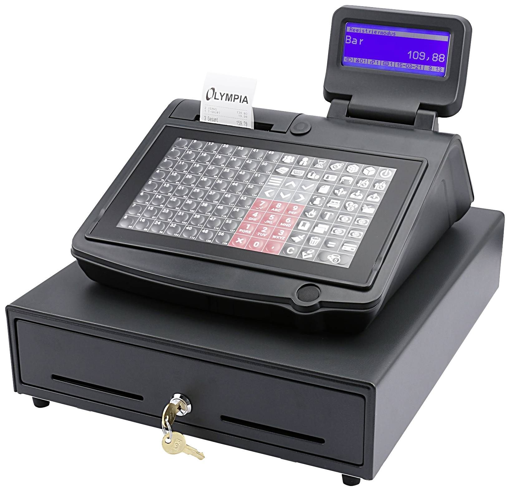 Olympia CM 955 TSE Registrierkasse Schwarz