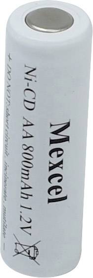 Mexcel DAA800B Spezial-Akku Mignon (AA) Flat-Top NiCd 1.2V 800 mAh