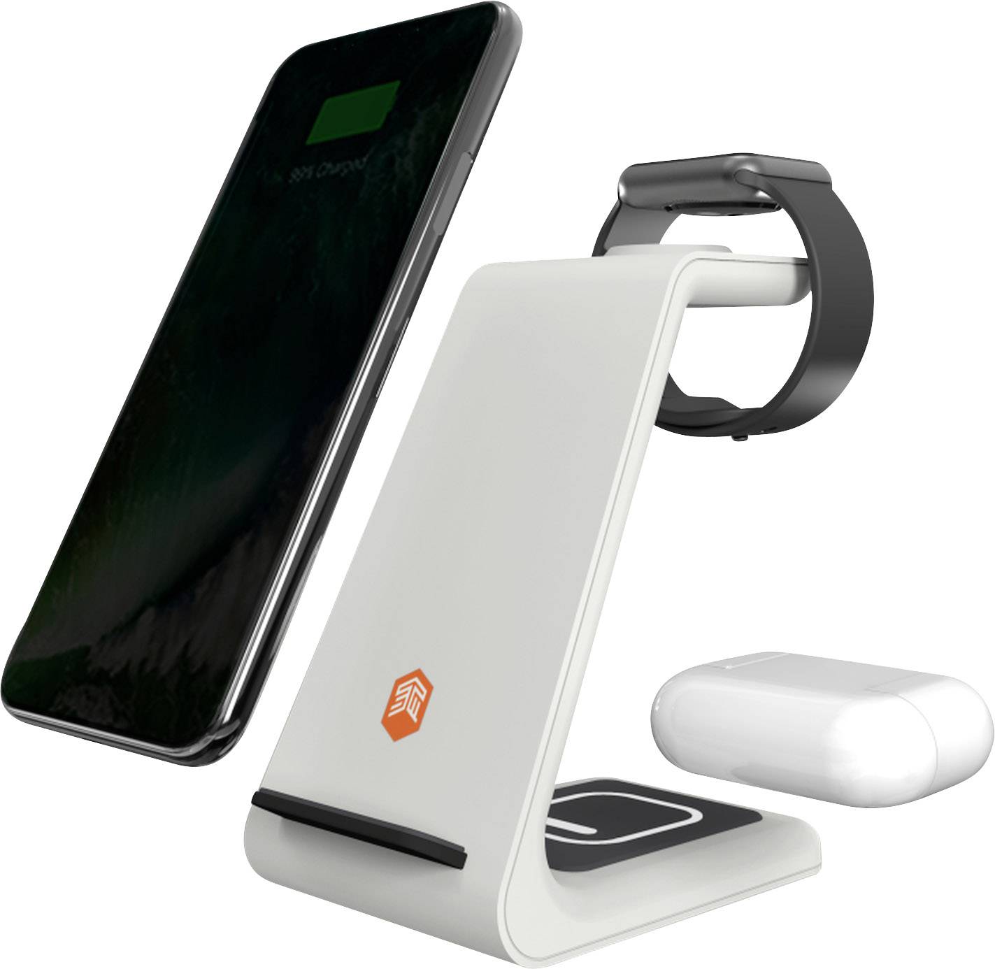 STM Goods Induktions-Ladegerät Chargetree Multi Device 931-283Z-01 T3 Ausgänge Induktionslade-Standard Weiß