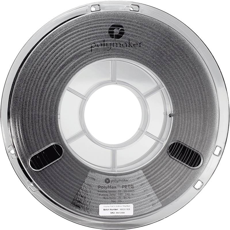 Polymaker 70184 PolyMax Filament PETG 2.85 mm 750 g Schwarz 1 St.