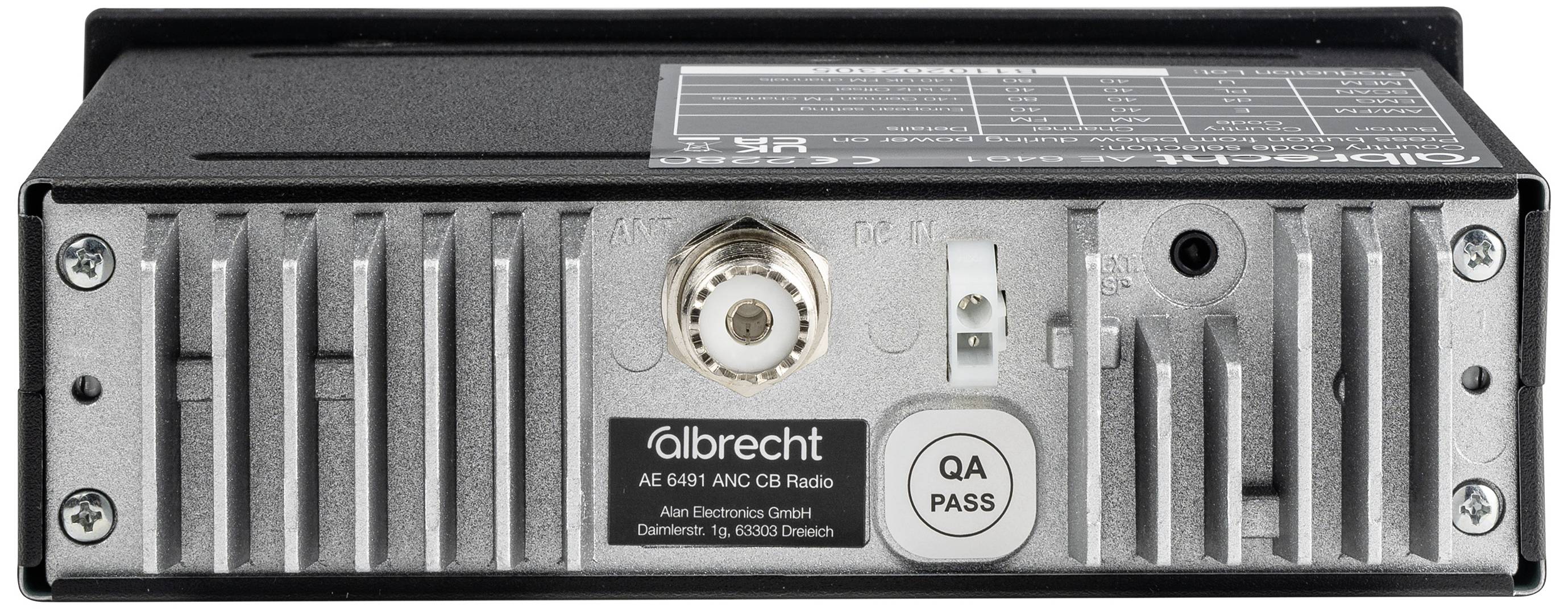 Albrecht AE 6491 ANC 12648.02 CB-Funkgerät