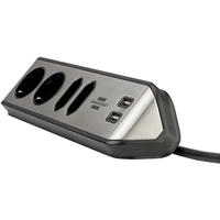 Brennenstuhl 1153590410 Tischsteckdose 1 Stück Silber, Schwarz Schutzkontakt 1St. Brennenstuhl 1153590410 Tischsteckdose 1 Stück Silber, Schwarz Schutzkontakt 1St.
