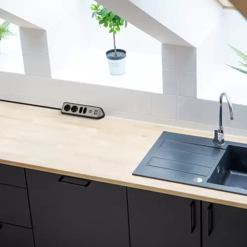 Brennenstuhl 1153590410 Tischsteckdose 1 Stück Silber, Schwarz Schutzkontakt 1St. Brennenstuhl 1153590410 Tischsteckdose 1 Stück Silber, Schwarz Schutzkontakt 1St.