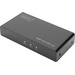 Digitus DS-45324 2 Port HDMI-Splitter LED-Anzeige, Metallgehäuse, Ultra HD-fähig, mit Status-LEDs 4