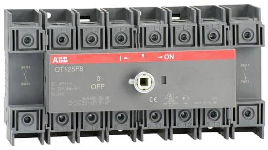 ABB 1SCA105059R1001 OT125F8 Lasttrennschalter 8polig