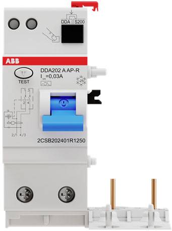 ABB 2CSB202401R1250 DDA202 A-25/0,03 AP-R FI-Schutzschalter A 2polig 25A 0.03A 230V