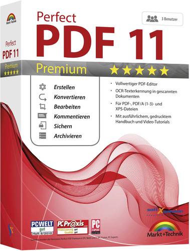 Markt Technik Perfect PDF 11 Premium Vollversion, 1 Lizenz PDF Software  - Onlineshop Voelkner