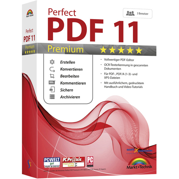 Markt & Technik Perfect PDF 11 Premium Vollversion, 1 Lizenz PDF-Software