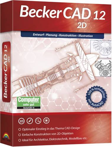 Markt Technik BeckerCAD 12 2D Vollversion, 1 Lizenz Windows CAD Software  - Onlineshop Voelkner