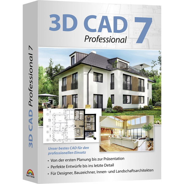 Ashampoo 80819 3D CAD 7 Professional Vollversion, 1 Lizenz CAD-Software