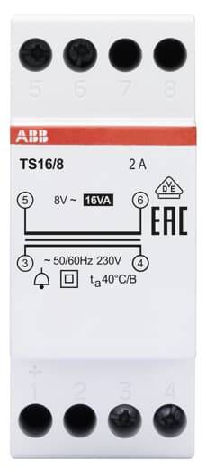 ABB 2CSM228645R0812 Klingel-Transformator 16 V 2 A