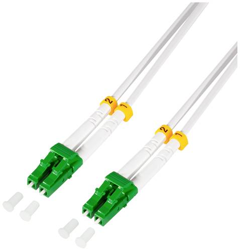 LogiLink FC0LC03 Glasfaser LWL Anschlusskabel [1x LC APC-Stecker - 1x LC APC-Stecker] 9/125 µ Singl