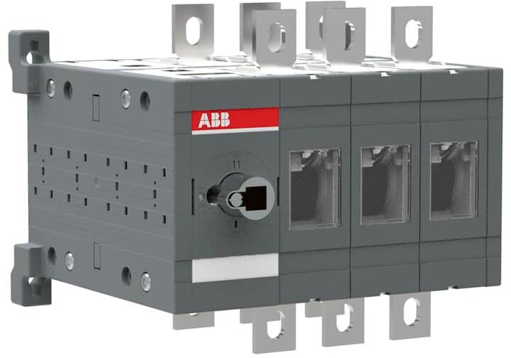 ABB Schütze; graues Mehrfach-Schütz; Metallteil oben; geeignet für industrielle Anwendungen zur Steuerung elektrischer Schaltungen.