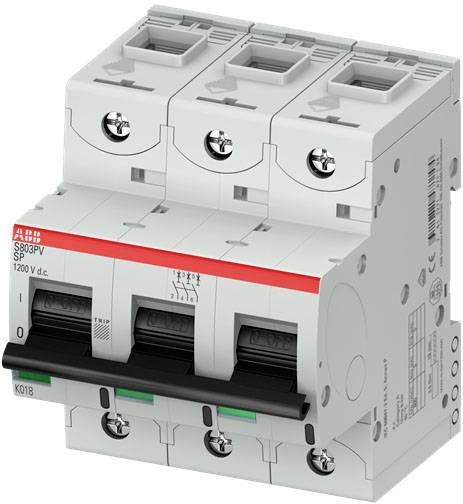 ABB 2CCF019612R0001 S803PV-SP16 Photovoltaik-Sicherung 3polig