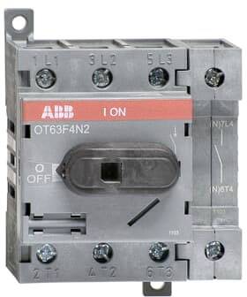 ABB 1SCA105365R1001 OT63F4N2 Lasttrennschalter 4polig 63A