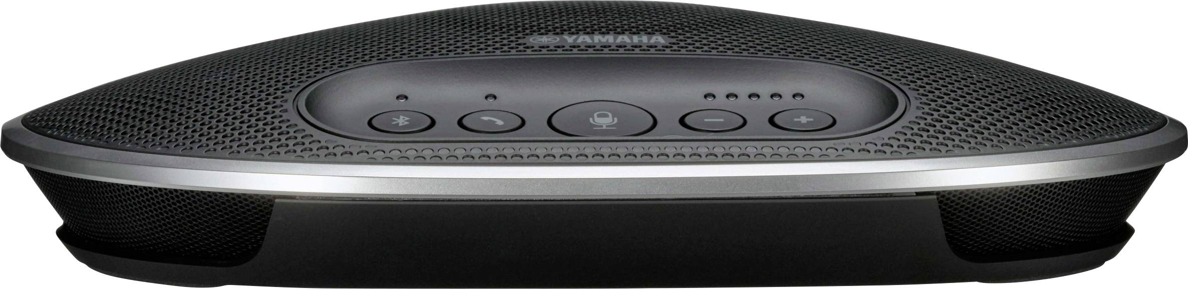 Yamaha YVC-330 Konferenzlautsprecher Mini-USB B (USB 2.0), Bluetooth®, NFC, Audio-Line-in, Audio-Line-out Schwarz