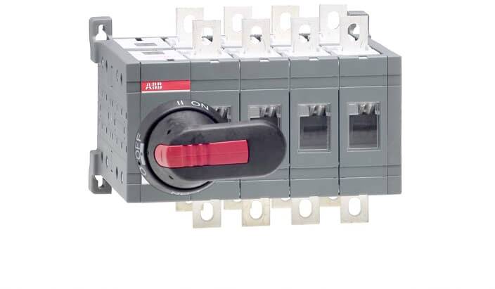 ABB Lastumschalter Schwarz 4polig 250A 1SCA022775R4640