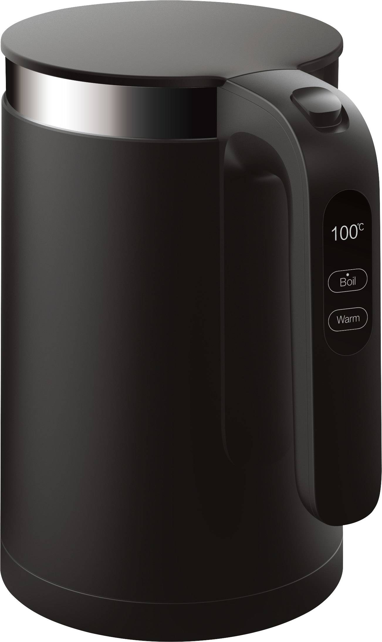 Viomi Smart Kettle Black Wasserkocher schnurlos, App steuerbar, mit Display Schwarz