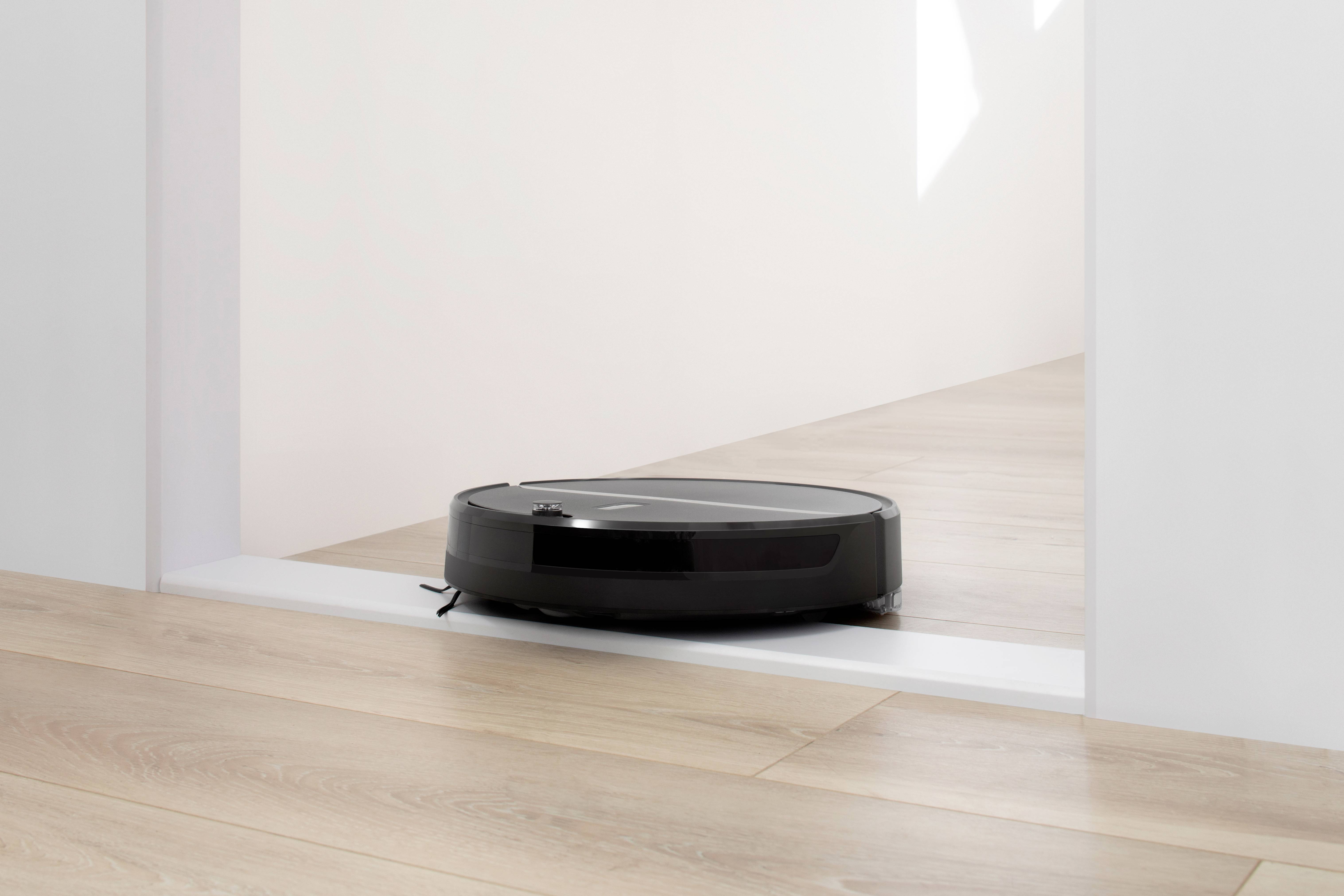 Roborock E4 black Saugroboter App gesteuert, kompatibel mit Amazon Alexa, kompatibel mit Google Home
