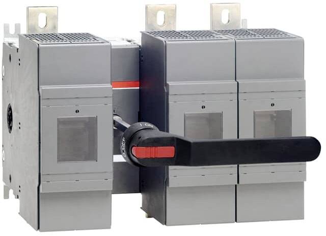 ABB 1SCA105241R1001 OS1250DA12P Lasttrennschalter Sicherungsgröße = 4a 3polig 1000A 1000V