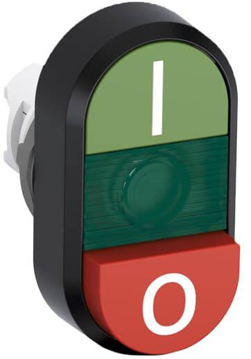 Der Kippschalter zeigt 'I' für Ein und 'O' für Aus mit grünem und rotem Hintergrund.