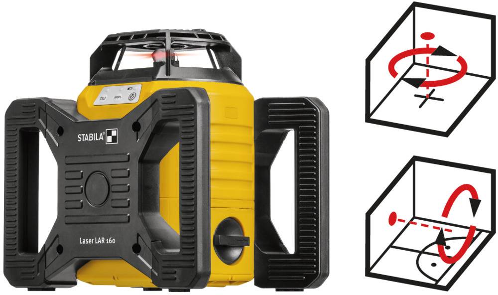 Stabila LAR 160, 5-pcs Rotationslaser Reichweite (max.): 600 m