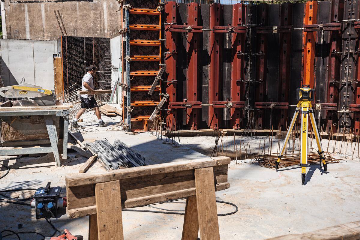 Stabila LAR 160, 7-pcs Rotationslaser inkl. Stativ, inkl. 5m Nivellierlatte Reichweite (max.): 600m