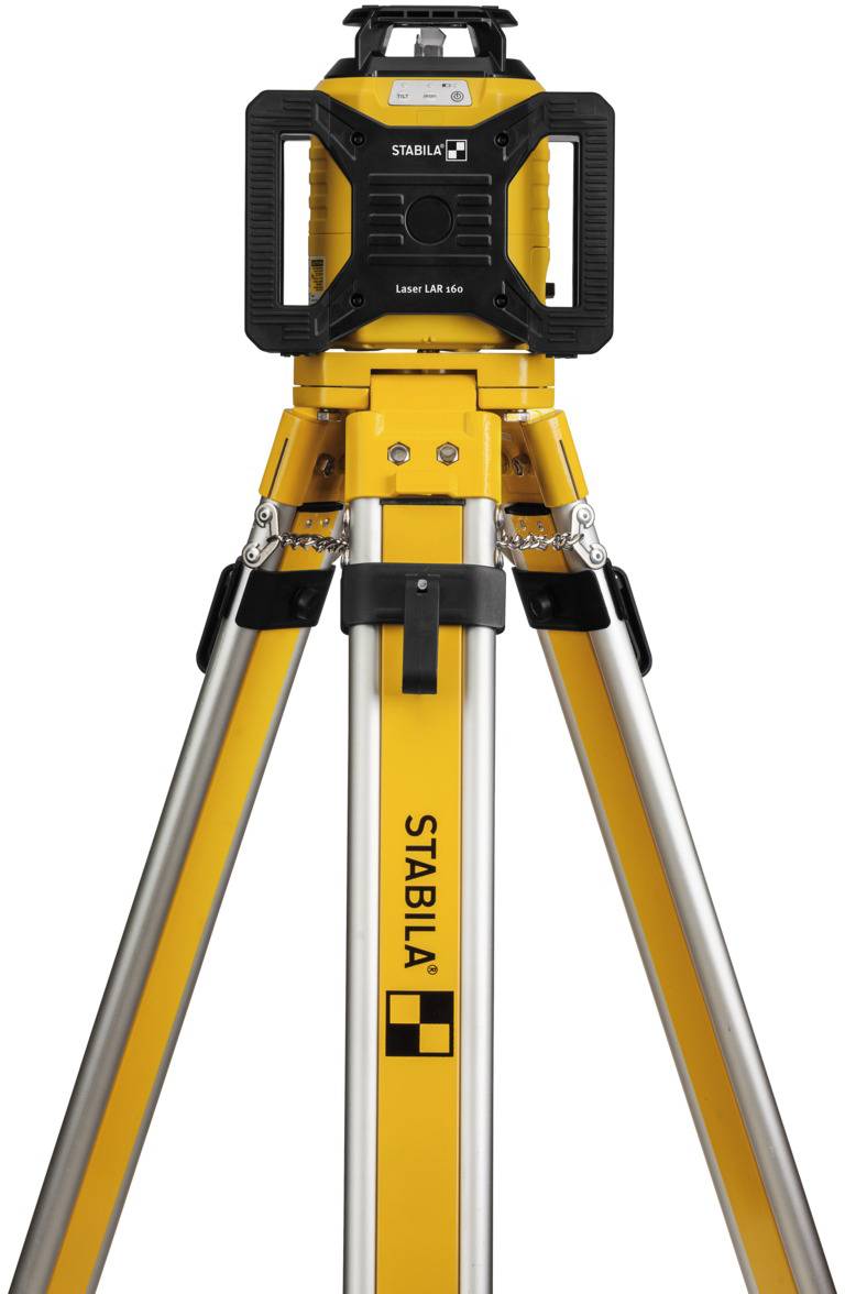 Stabila LAR 160, 7-pcs Rotationslaser inkl. Stativ, inkl. 5 m Nivellierlatte Reichweite (max.): 600 m