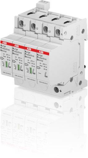 ABB 2CTB815708R0800 OVR T2 3N 80-275s P TS QS Überspannungsschutz-Ableiter 20 kA 1St.