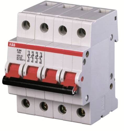 ABB 2CDE284001R1100 E204/100G Lasttrennschalter 4polig