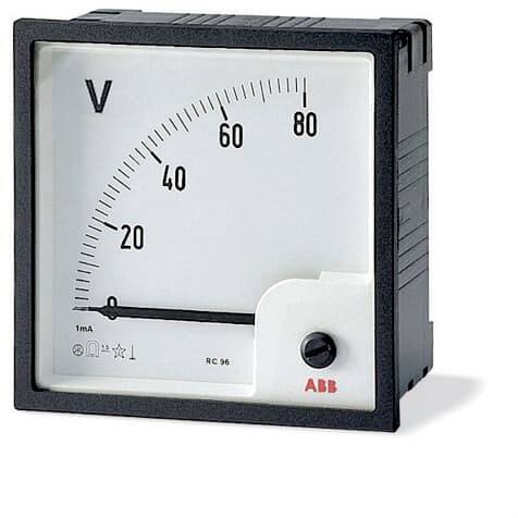 ABB 2CSM110190R1001 VLM 1/300 VLM1-300 Voltmeter analog Direktmessung,0-300VAC