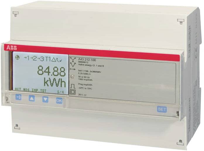 ABB A43 212-100 2CMA170522R1000 Drehstromzähler 1St.
