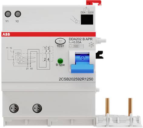 ABB 2CSB202592R1250 DDA202 B-25/0,03 AP-R FI-Block B 2polig 25A 0.03A 230V