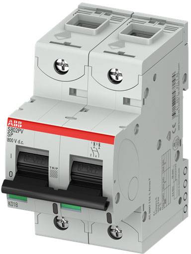 ABB 2CCF019605R0001 S802PV-SP63 Photovoltaik-Sicherung 2polig