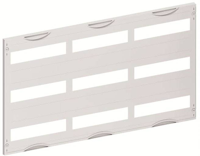 Ein weißer Belüftungsgitteraufsatz mit mehreren horizontalen und vertikalen Lamellen, geeignet für Raumklimatisierung oder Abluftsysteme.