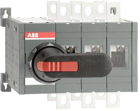 ABB Lastumschalter Schwarz 3polig 400A 1SCA108641R1001