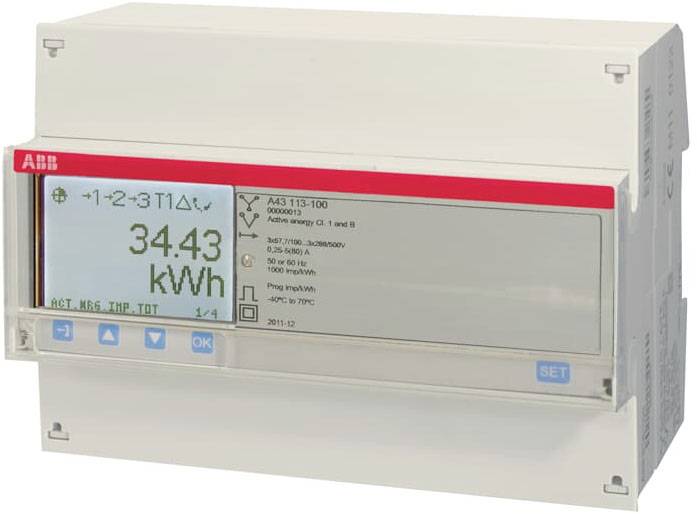 ABB A43 113-100 2CMA100245R1000 Drehstromzähler 1St.