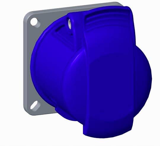 ABB 216R6 2CMA193146R1000 CEE Anbaudose 16 A 3polig 200 V 1 St.