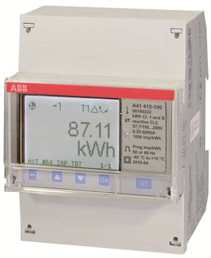 ABB A41 412-100 2CMA170505R1000 Wechselstromzähler 1St.