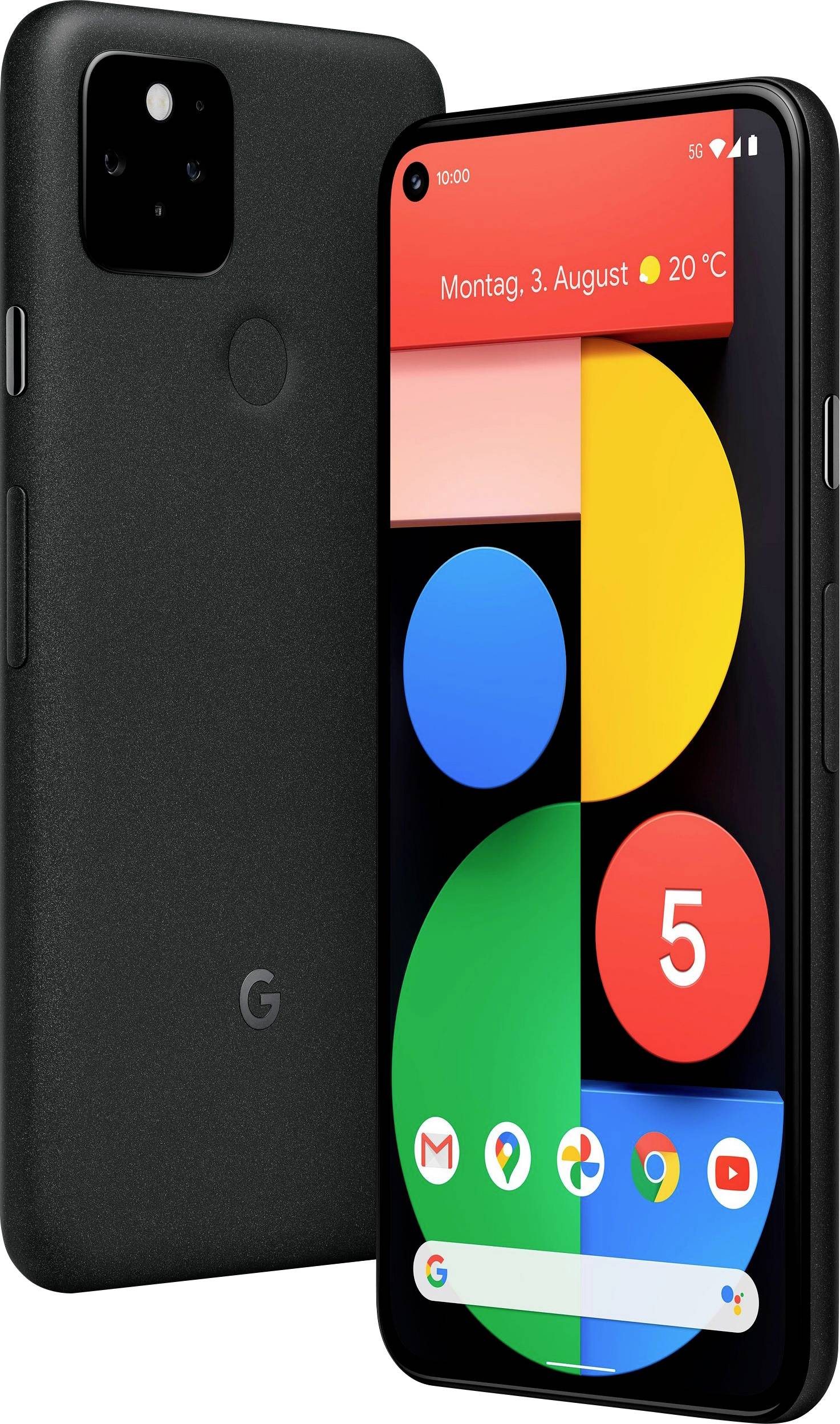 Google Pixel 5 EU-Ware 128 GB Schwarz 15.2 cm (6 Zoll) Smartphone