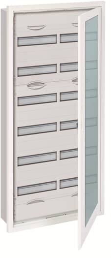 Eine halb geöffnete Fensterjalousie mit mehreren horizontalen Lamellen, die für Lichtregulierung und Belüftung sorgt.