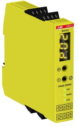 Sicherheitsrelais Sentry USR10 24VDC ABB (B x H x T) 22.5 x 120 x 120 mm 1 St.