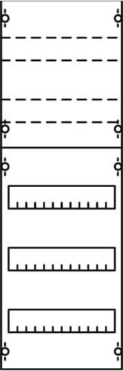 Striebel & John 2CPX037612R9999 Reiheneinbaugeräte-Modul Anzahl Reihen 3 1St.