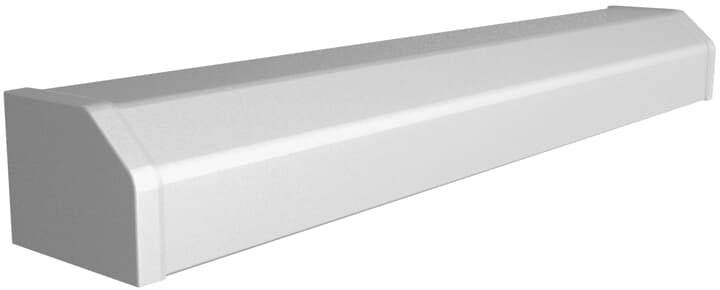 Striebel & John 2CPX044051R9999 Abdeckung (L x B x H) 150 x 800 x 110mm 1 St. Weiß