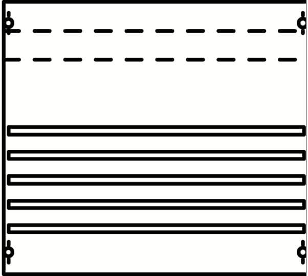 Papier mit Linien und gestrichelter Linie oben, oft zum Schreiben oder für Lernzwecke verwendet.