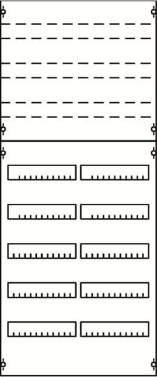 Striebel & John 2CPX037654R9999 Reiheneinbaugeräte-Modul Anzahl Reihen 5 1St.