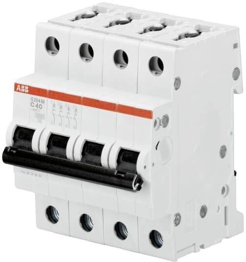ABB 2CDS274001R0064 S204M-C6 Leitungsschutzschalter 4polig