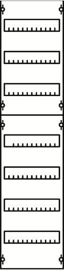 Striebel & John 2CPX037639R9999 Reiheneinbaugeräte-Modul Anzahl Reihen 7 1St.
